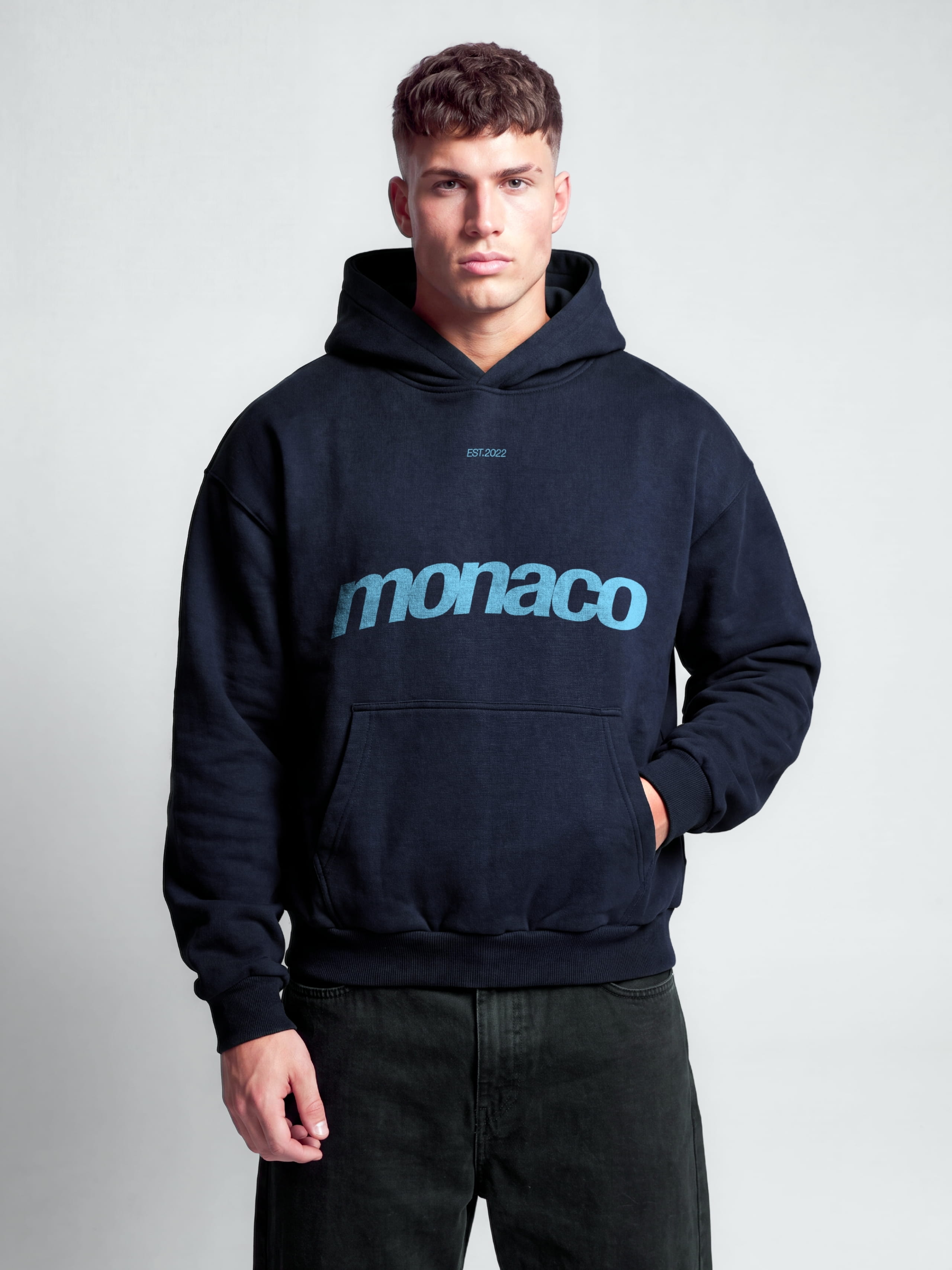 MODERN HERITAGE HOODIE - NAVY