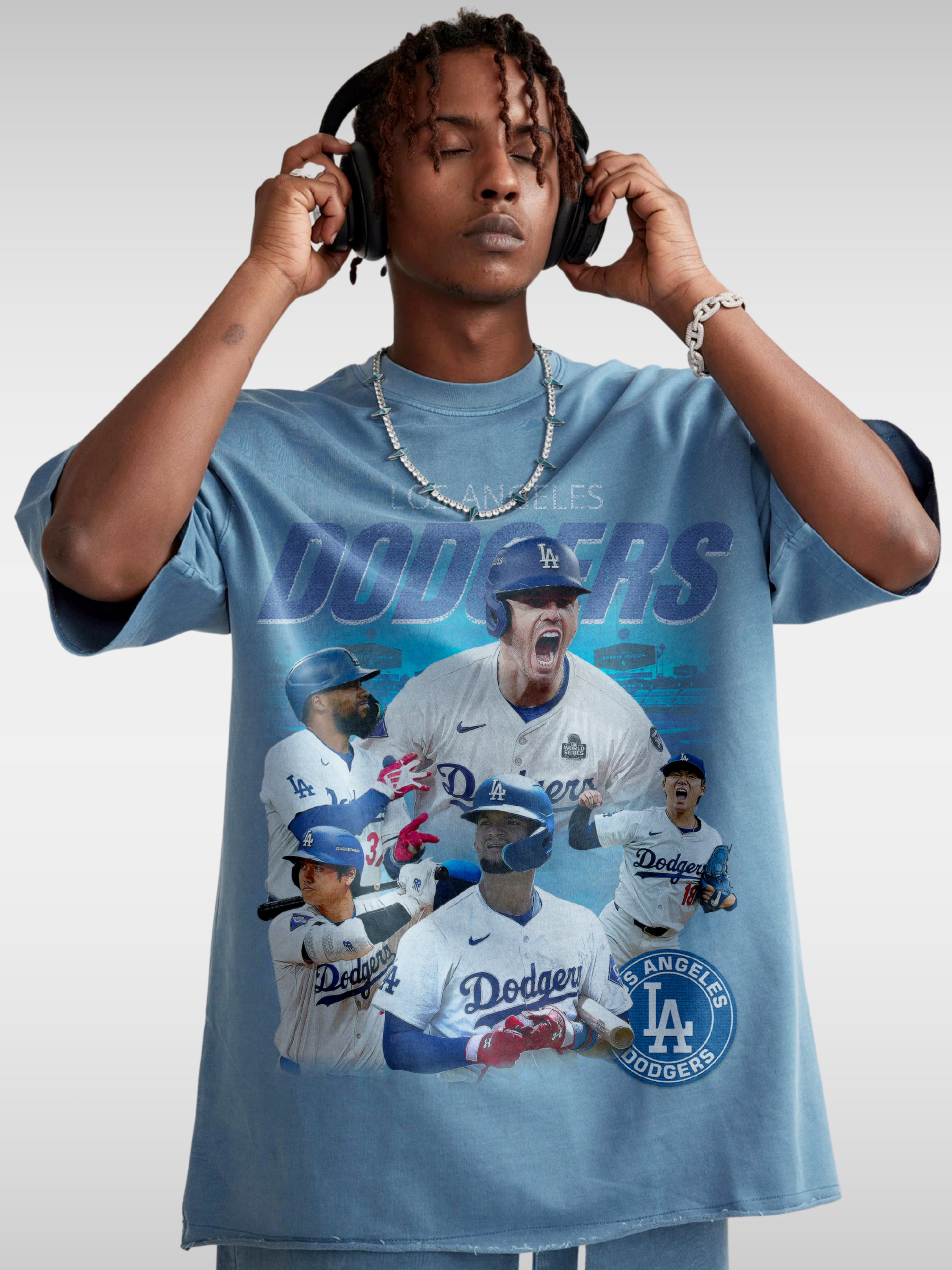 L.A DODGERS GRAPHIC TEE