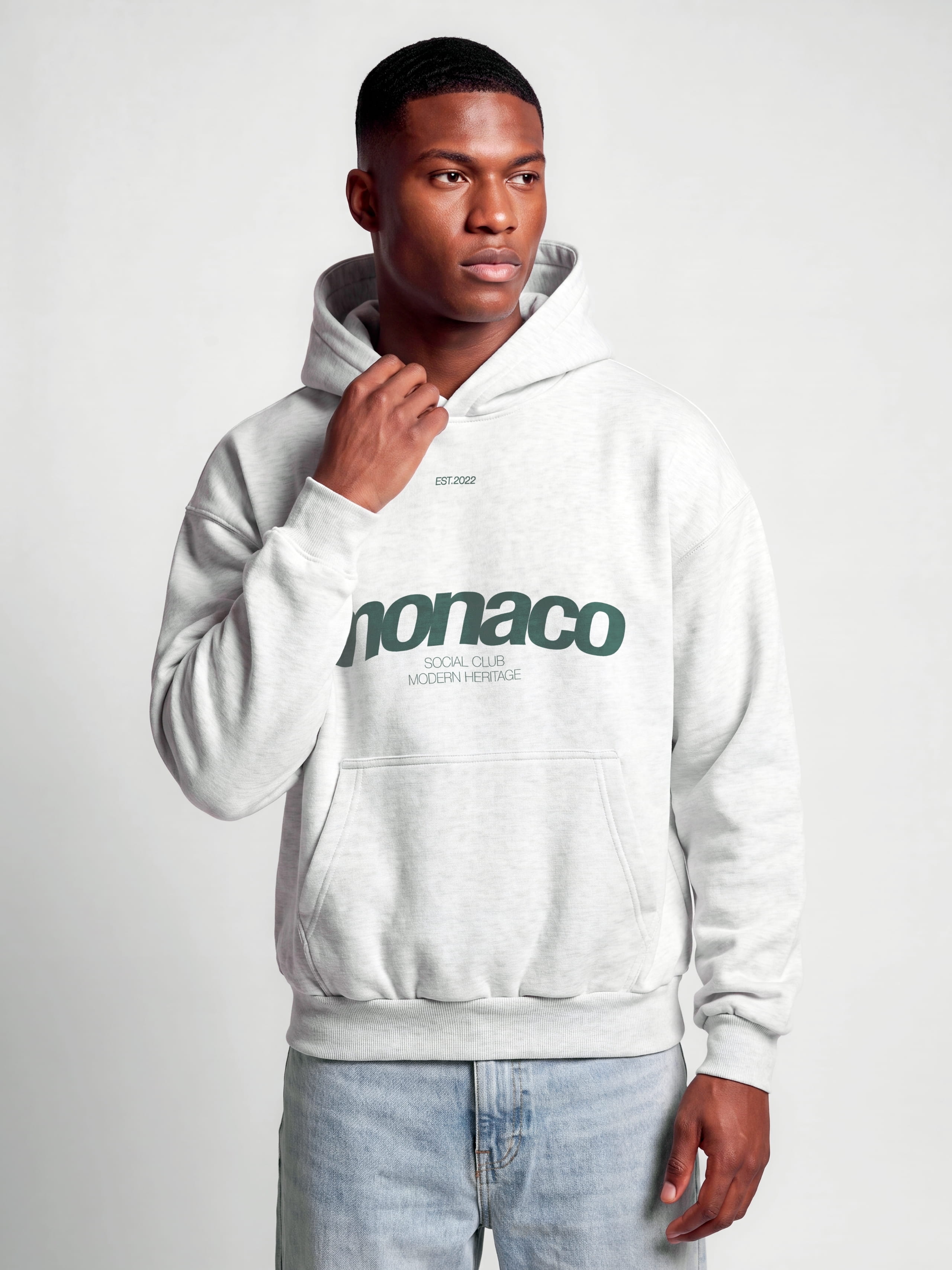 MODERN HERITAGE HOODIE - HEATHER GRAY
