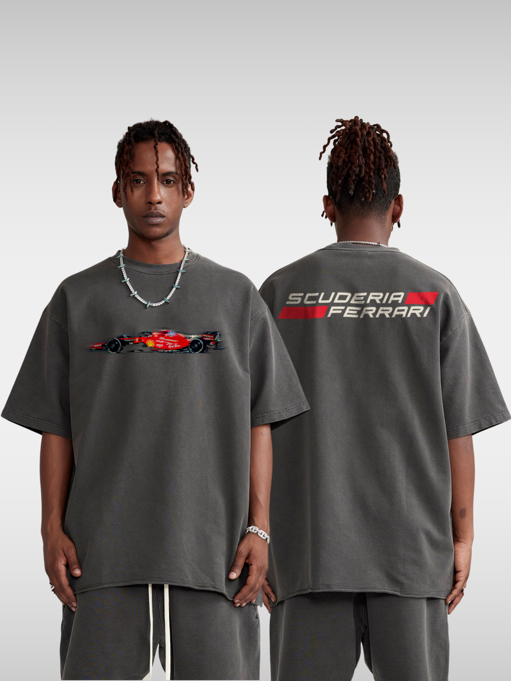 SCUD FERRARI LECLERC RACING TEE