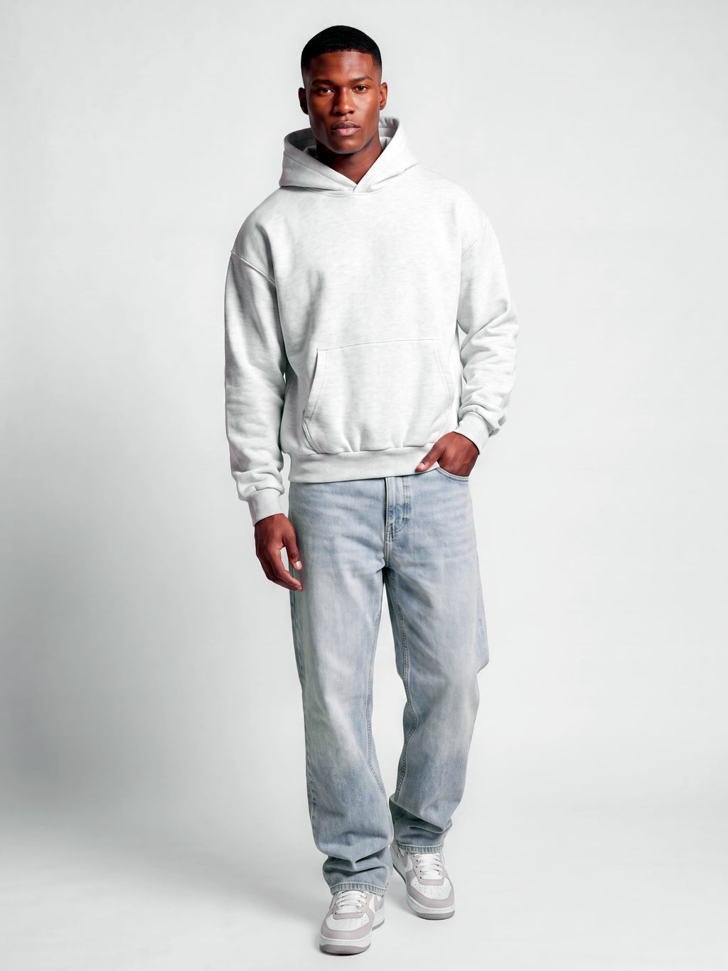 MONACO AESTHETIC HOODIE - HEATHER GRAY