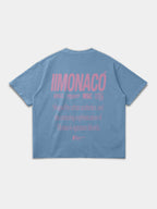 MONACO AESTHETIC TEE - SLATE BLUE