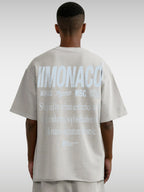 MONACO AESTHETIC TEE - LIGHT GRAY