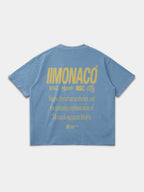 MONACO AESTHETIC TEE - SLATE BLUE