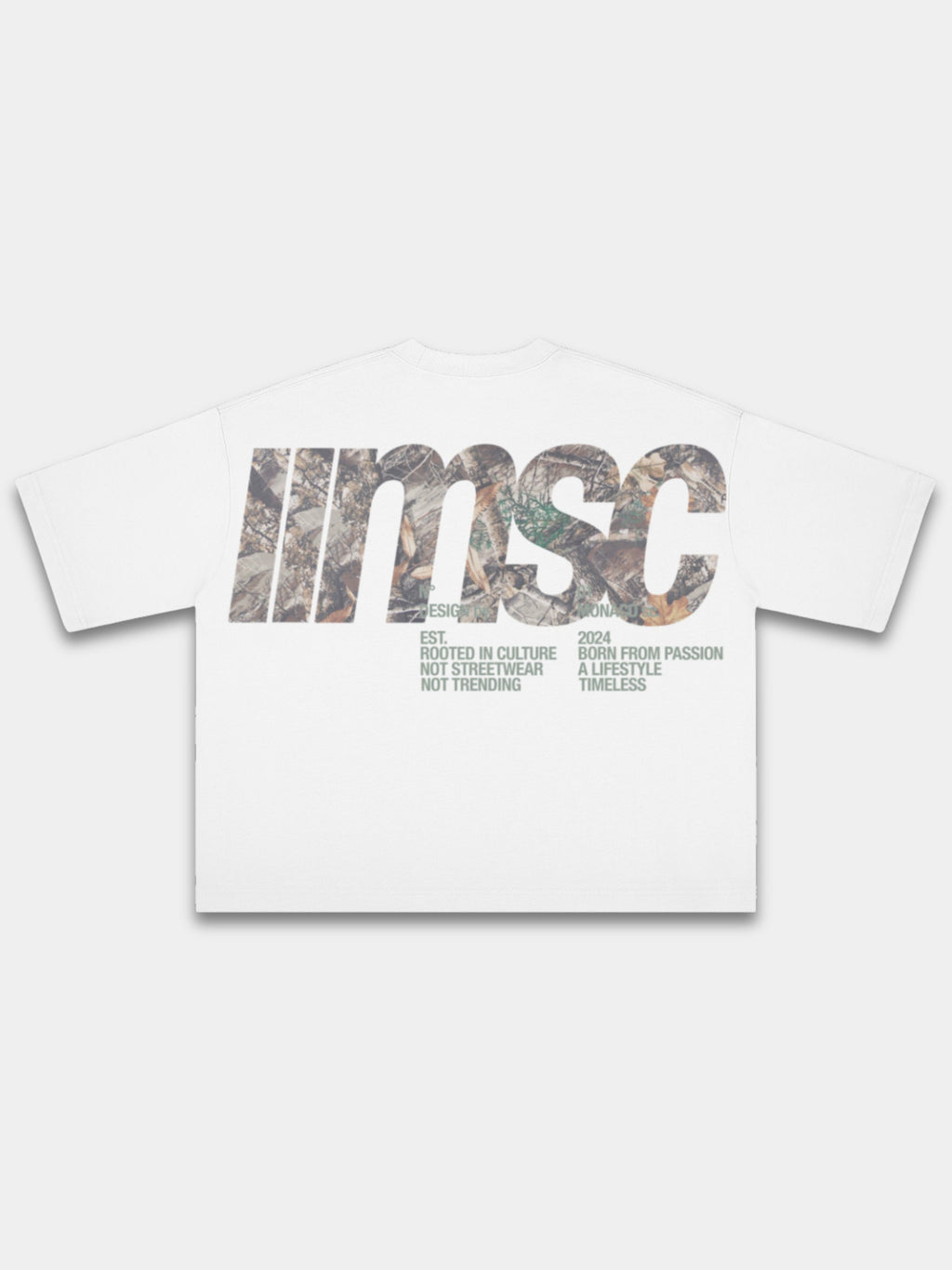 CAMO LABEL TEE