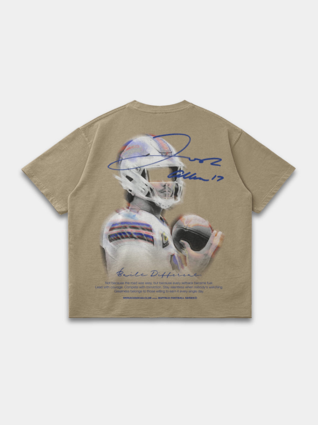 BUILT DIFFERENT BLUR TEE