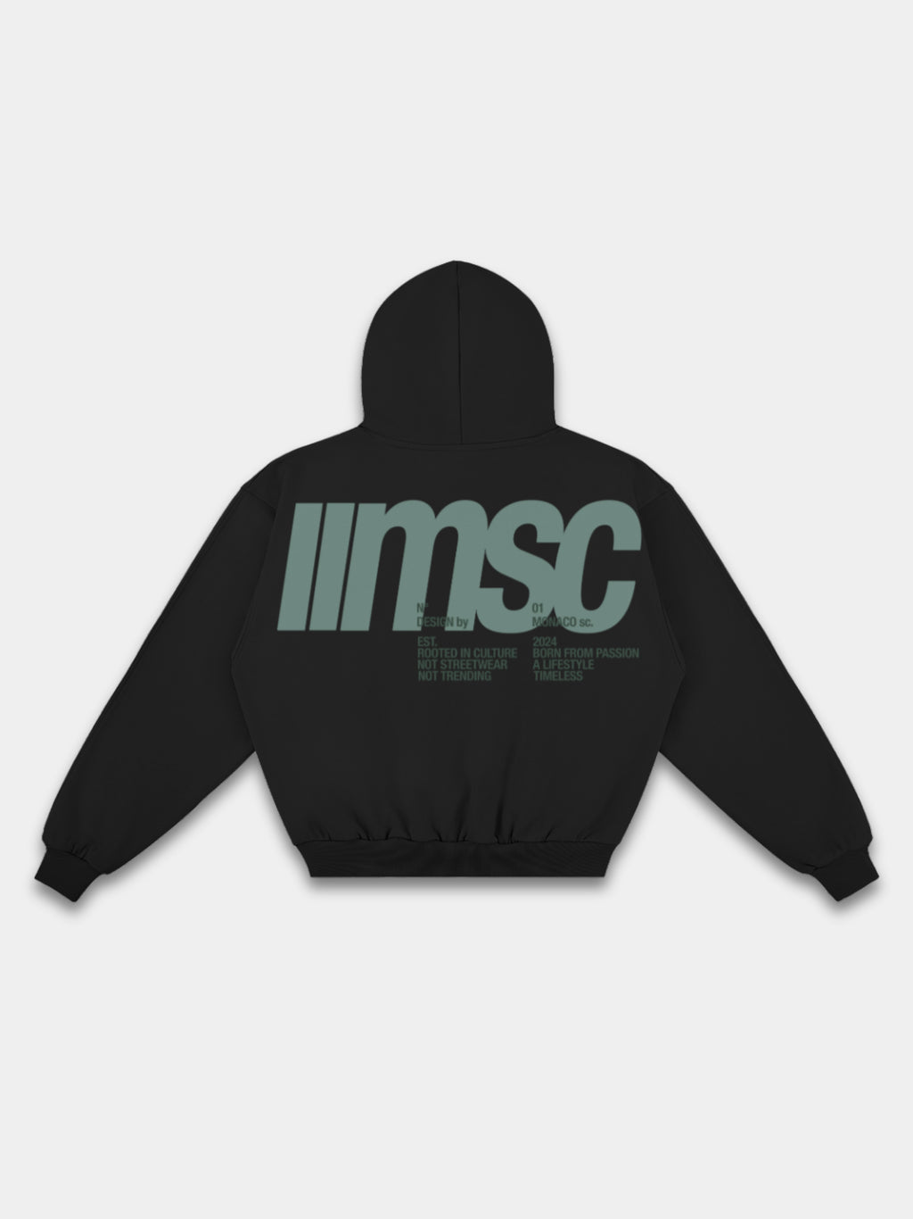 MONACO MSC HOODIE - SAGE/FOREST