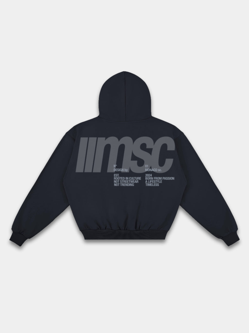 MONACO MSC HOODIE - NAVY
