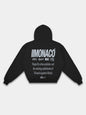 MONACO AESTHETIC HOODIE - BLACK