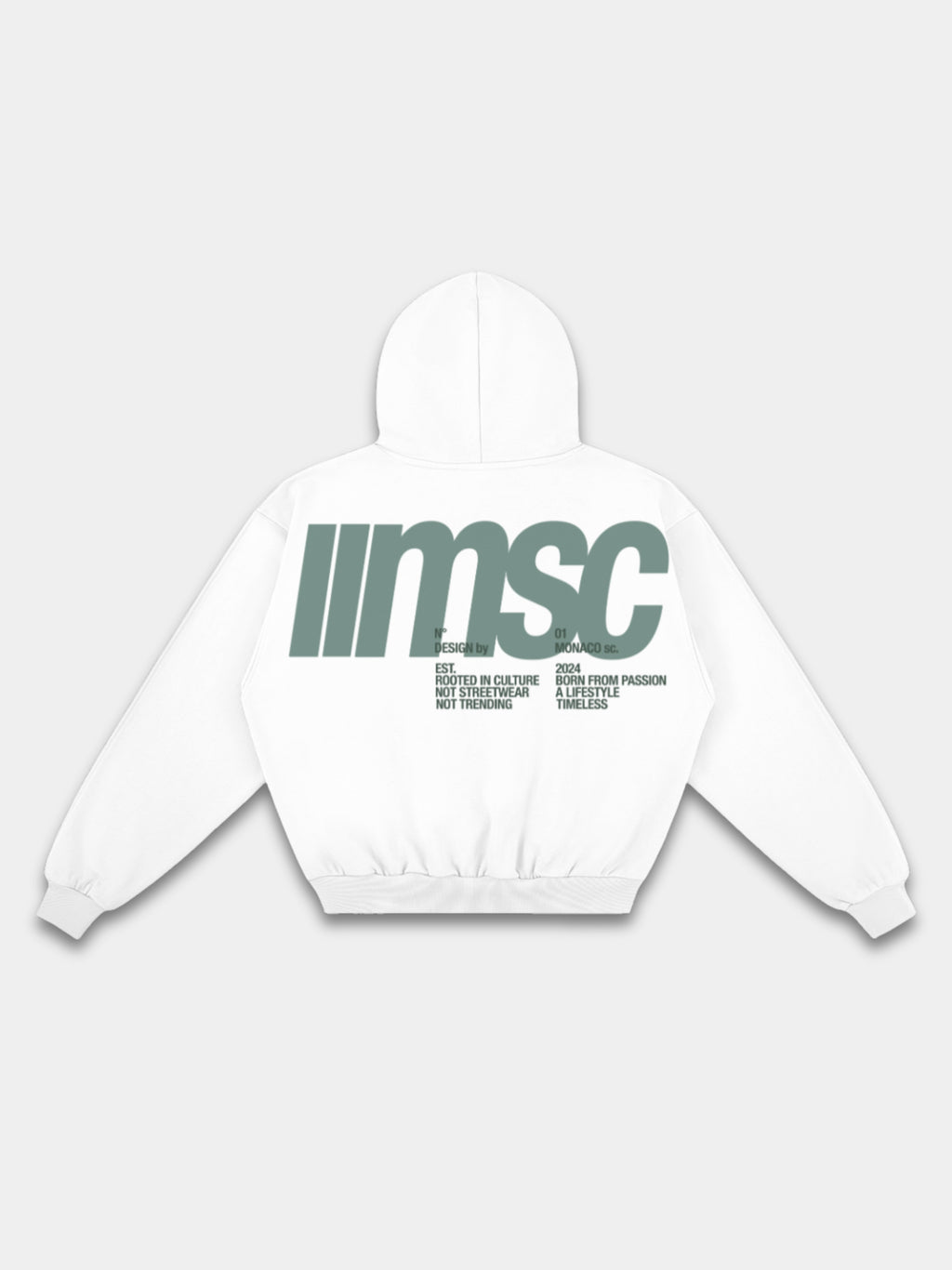 MONACO MSC HOODIE - SAGE/FOREST