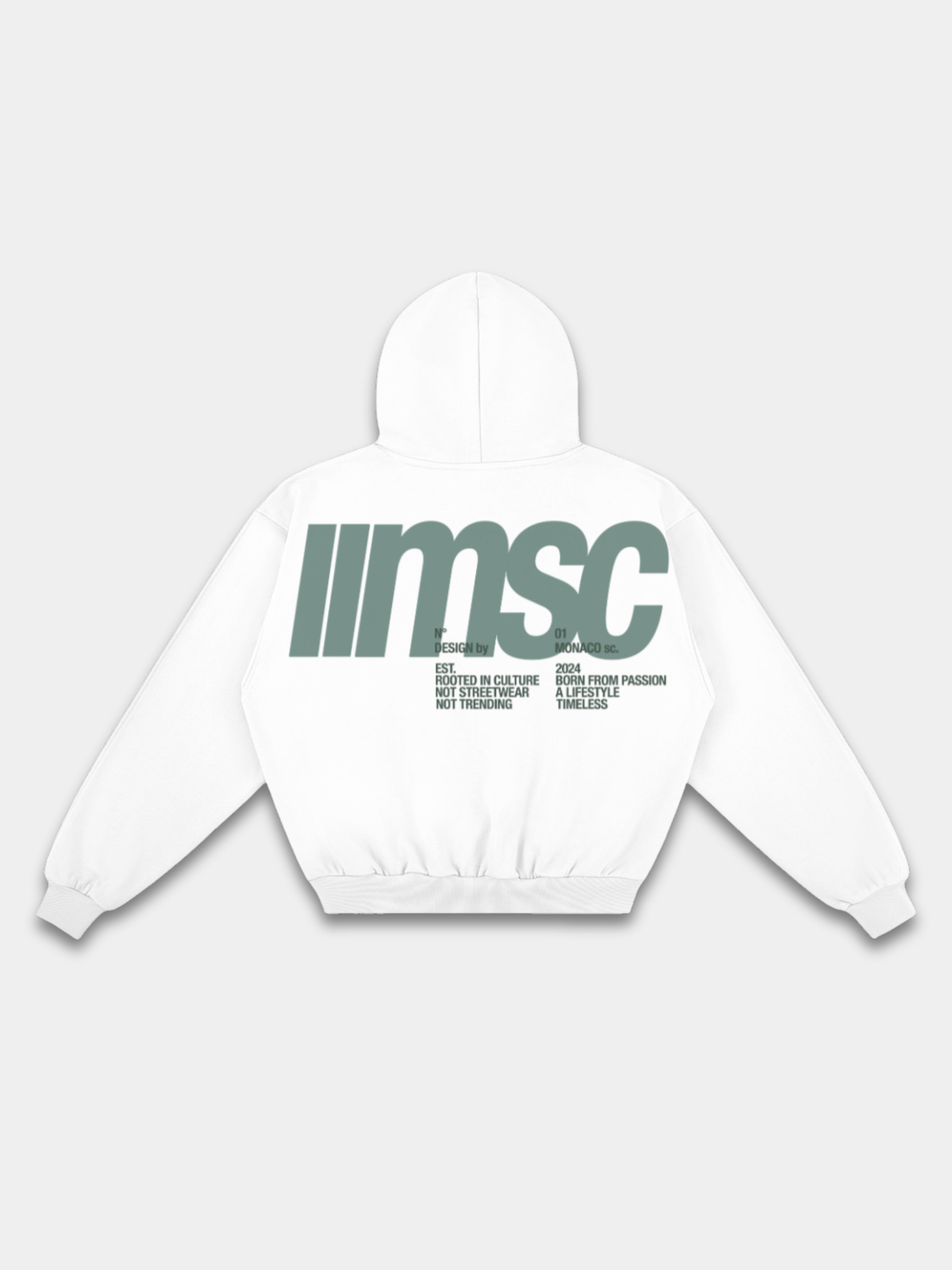 MONACO MSC HOODIE - SAGE/FOREST
