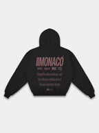 MONACO AESTHETIC HOODIE - BLACK