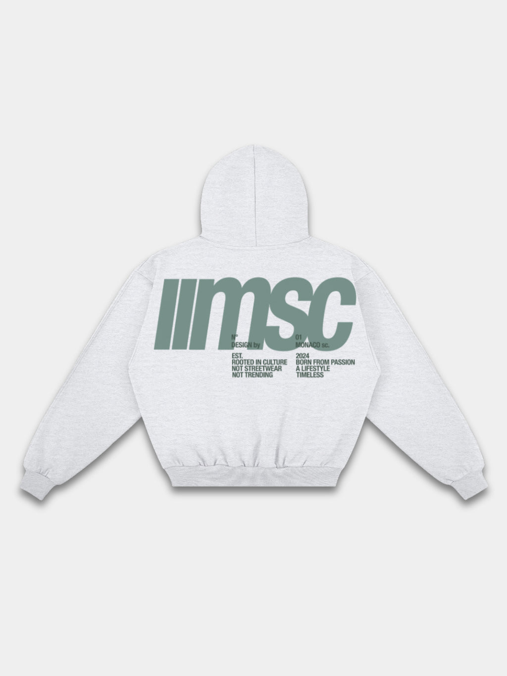 MONACO MSC HOODIE - SAGE/FOREST