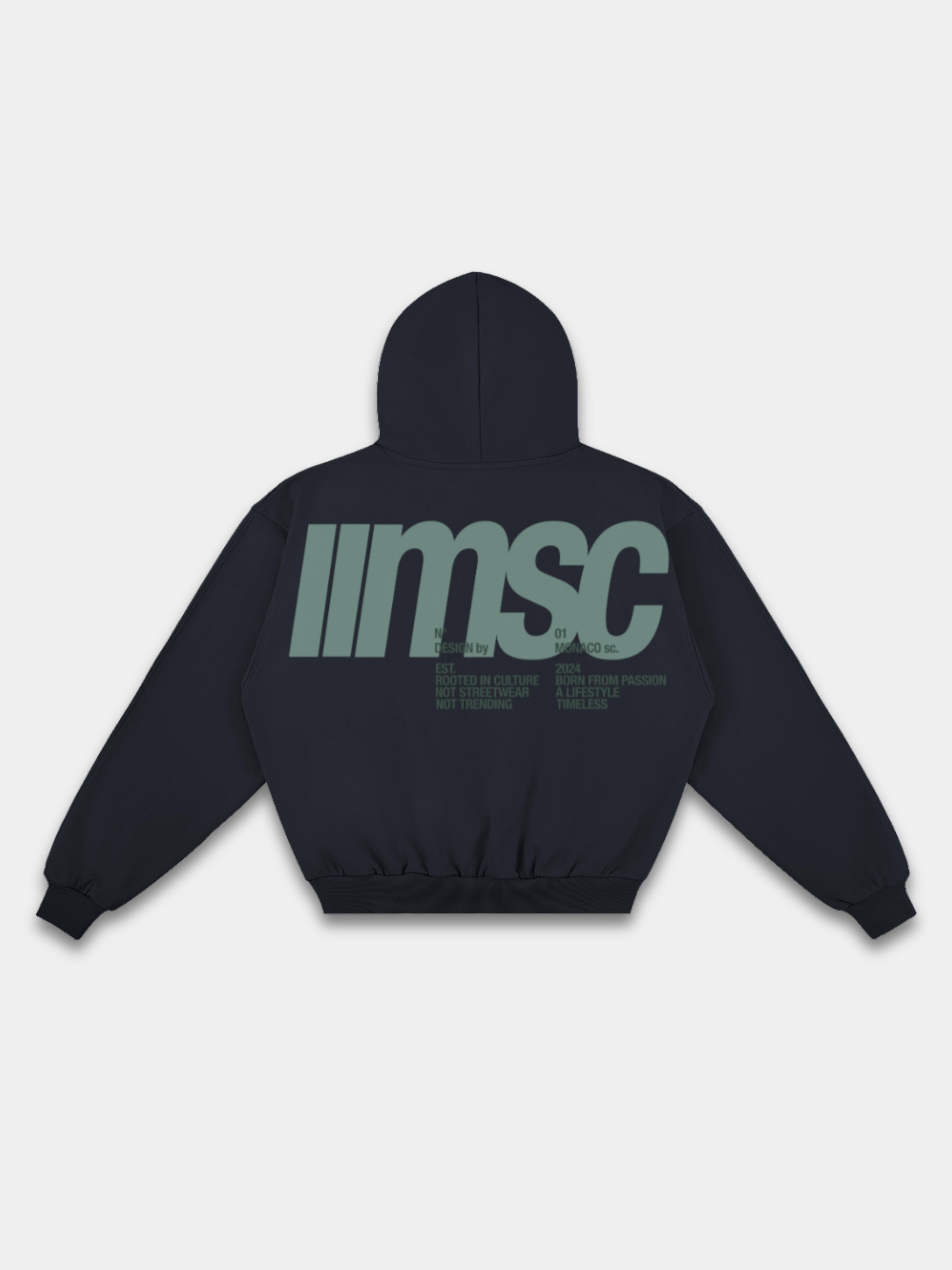 MONACO MSC HOODIE - SAGE/FOREST