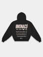 MONACO AESTHETIC HOODIE - BLACK