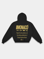 MONACO AESTHETIC HOODIE - BLACK