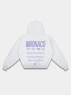 MONACO AESTHETIC HOODIE - HEATHER GRAY