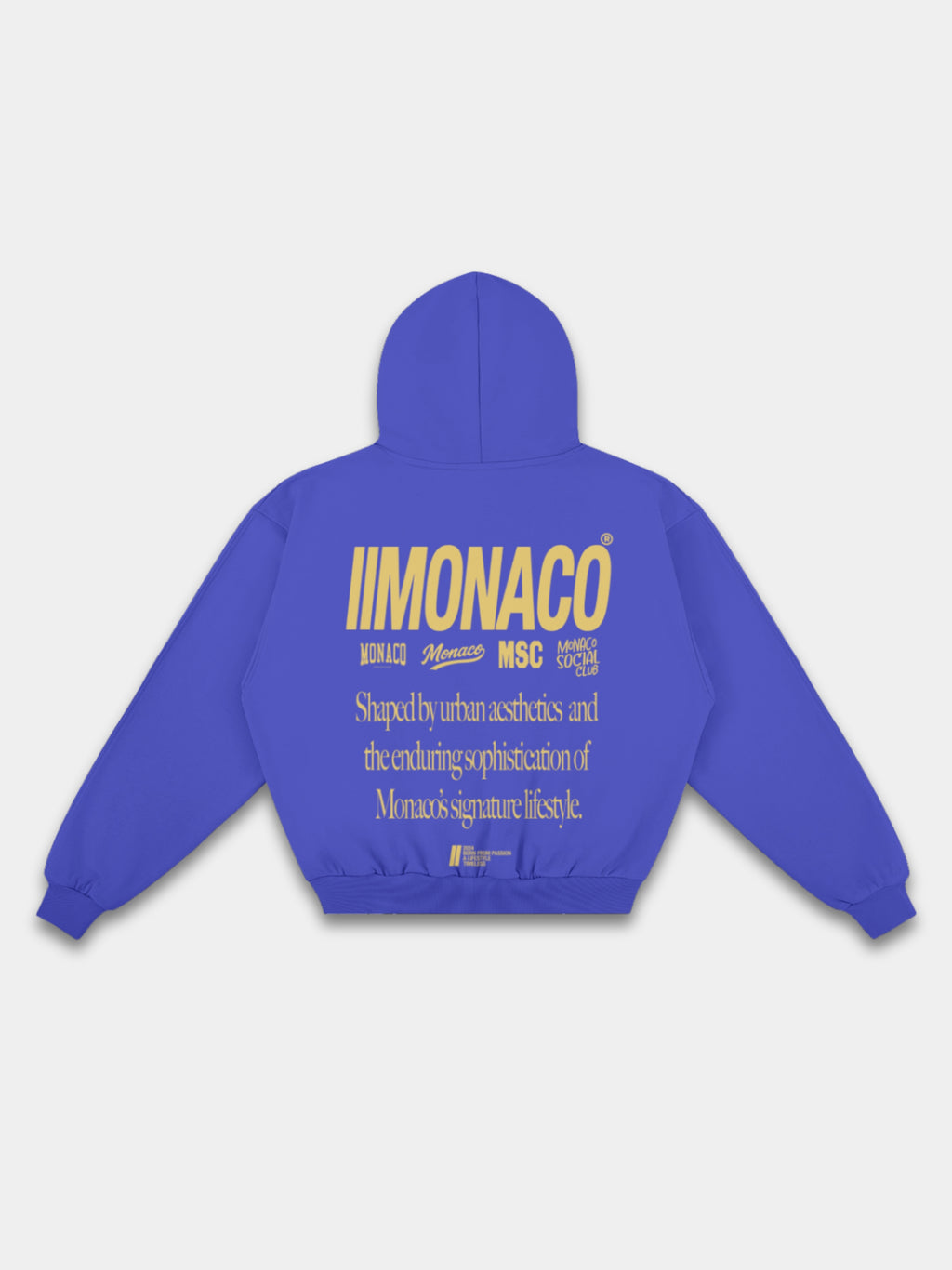 MONACO AESTHETIC HOODIE - GOLDEN MUSTARD