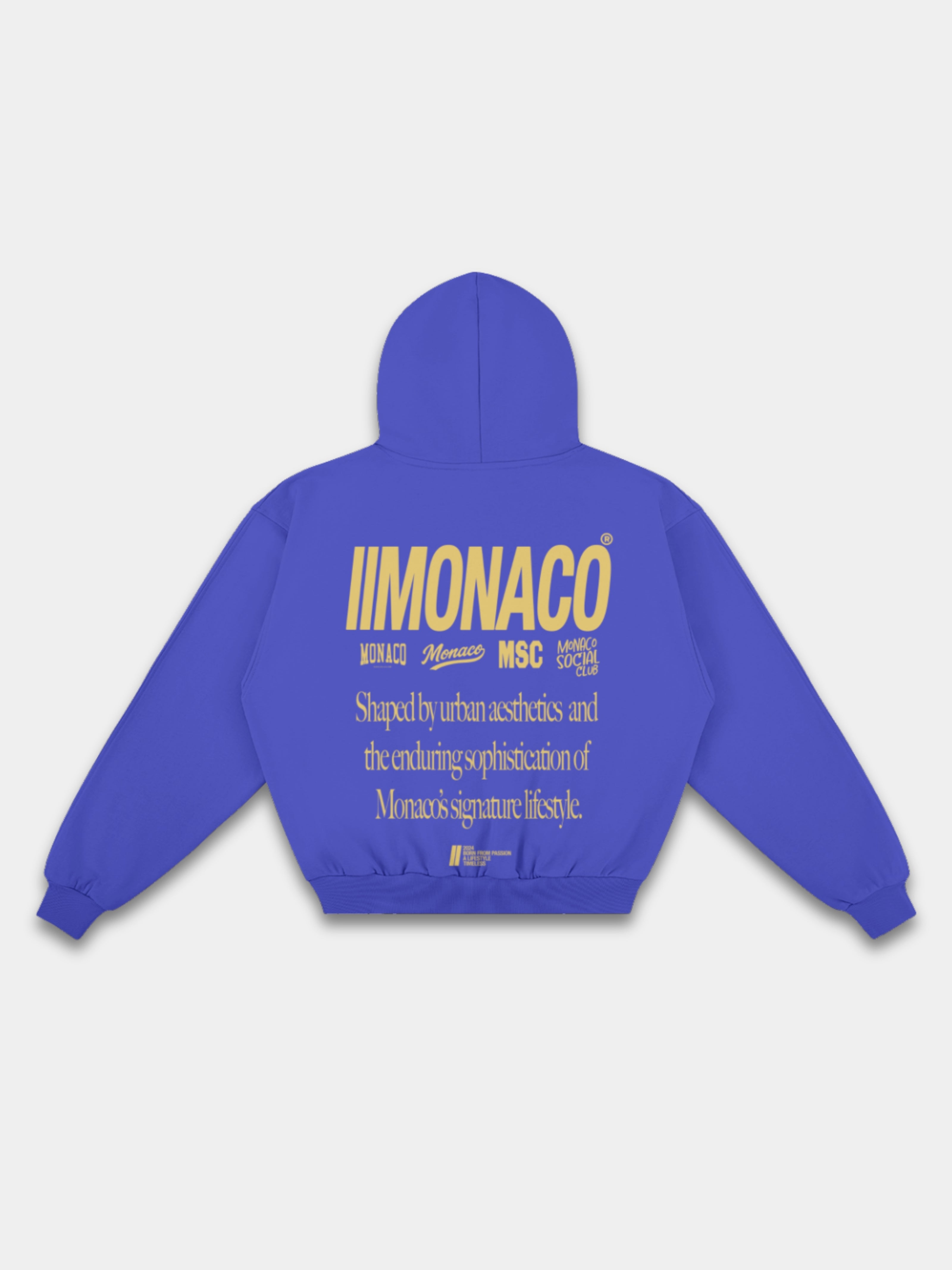 MONACO AESTHETIC HOODIE - GOLDEN MUSTARD