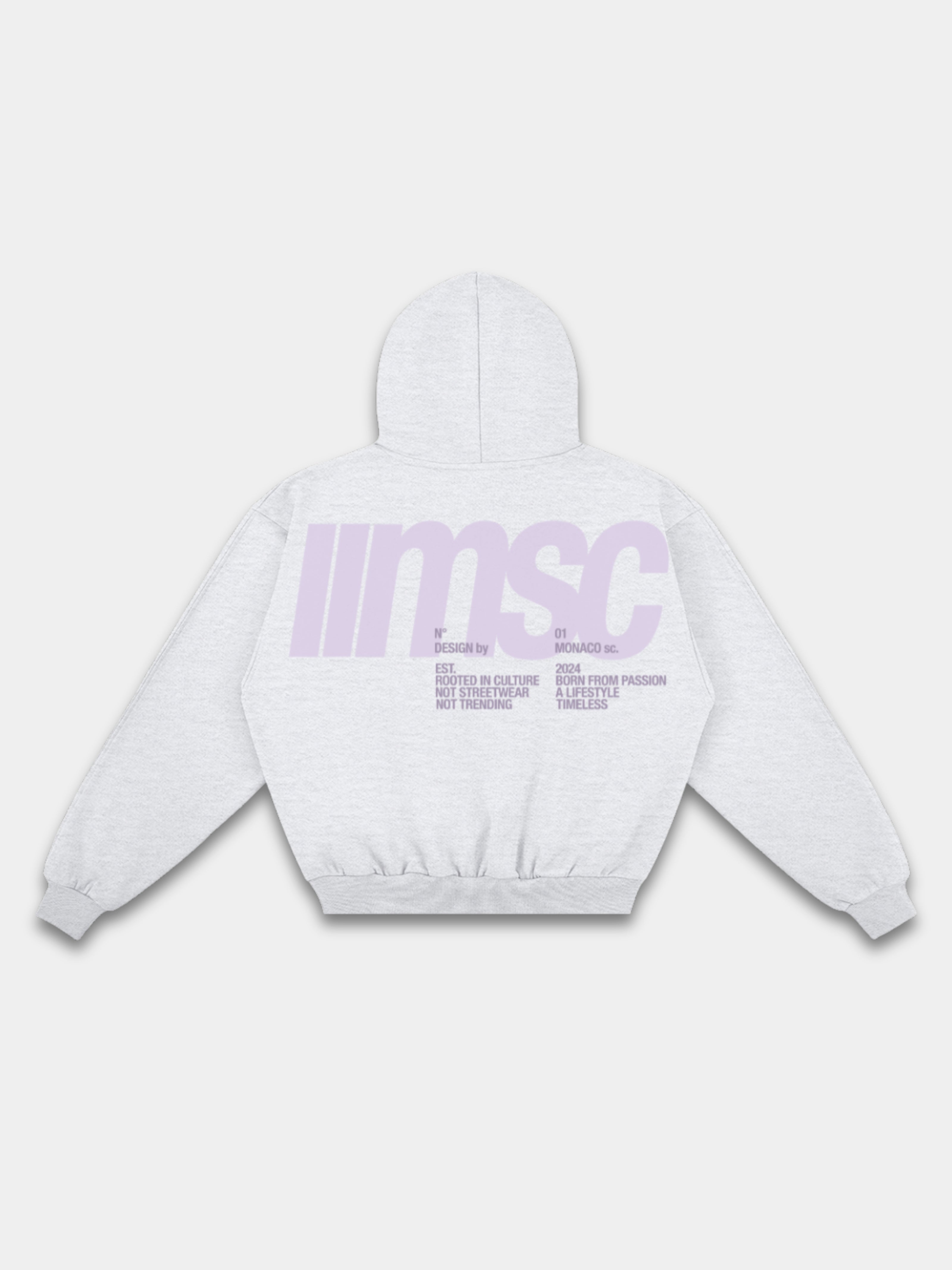 MONACO MSC HOODIE - LILAC/PLUM