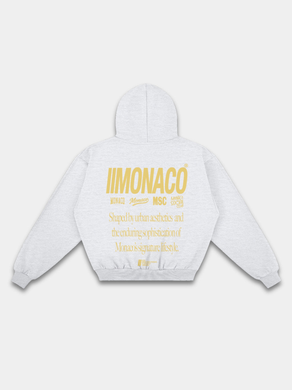 MONACO AESTHETIC HOODIE - GOLDEN MUSTARD