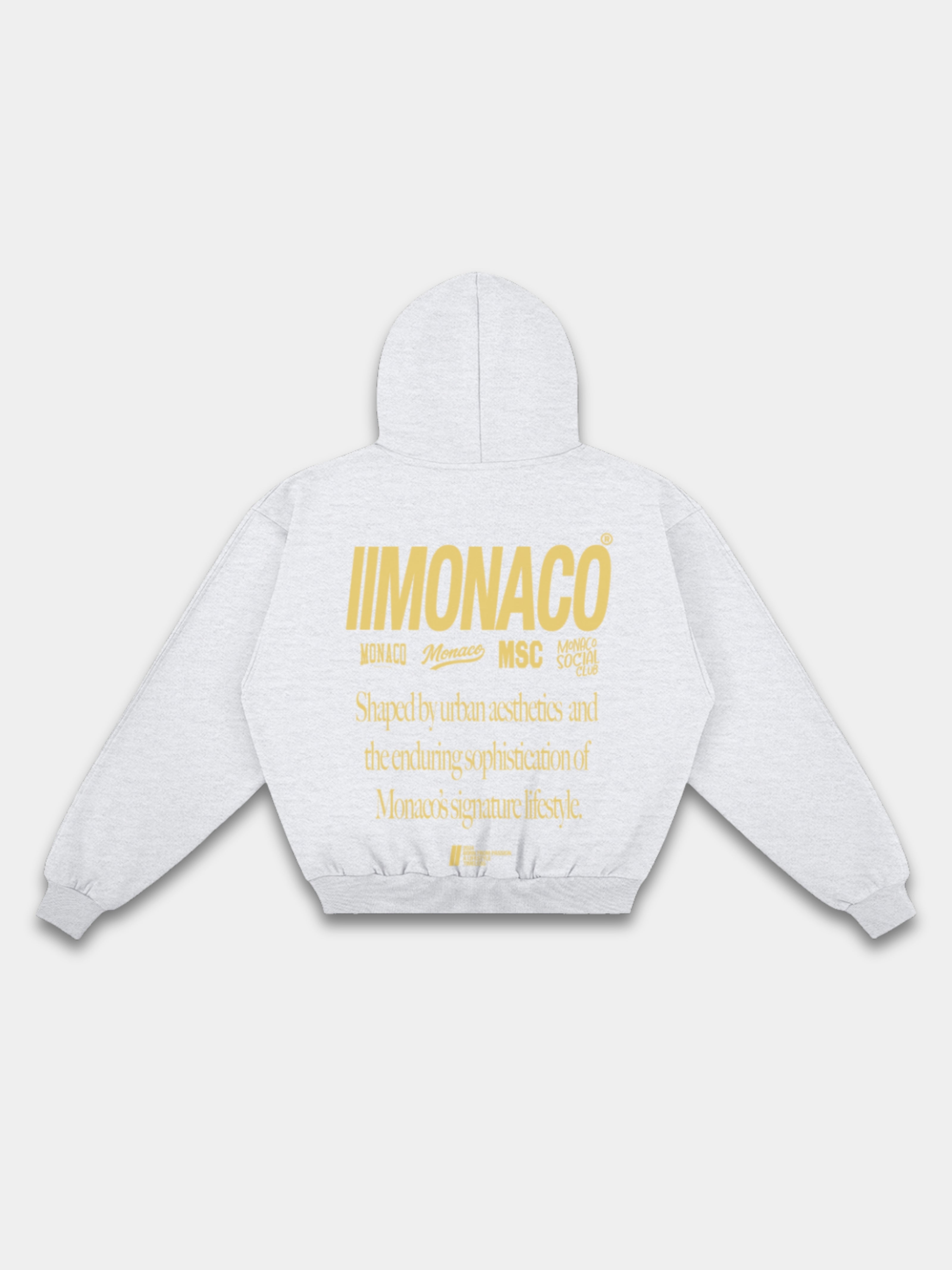 MONACO AESTHETIC HOODIE - GOLDEN MUSTARD