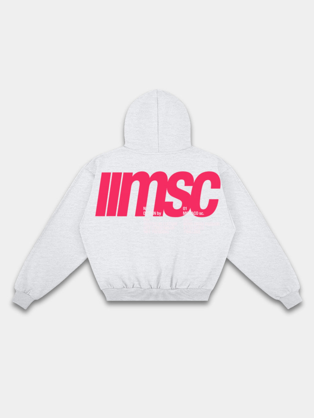 MONACO MSC HOODIE - HEATHER GRAY