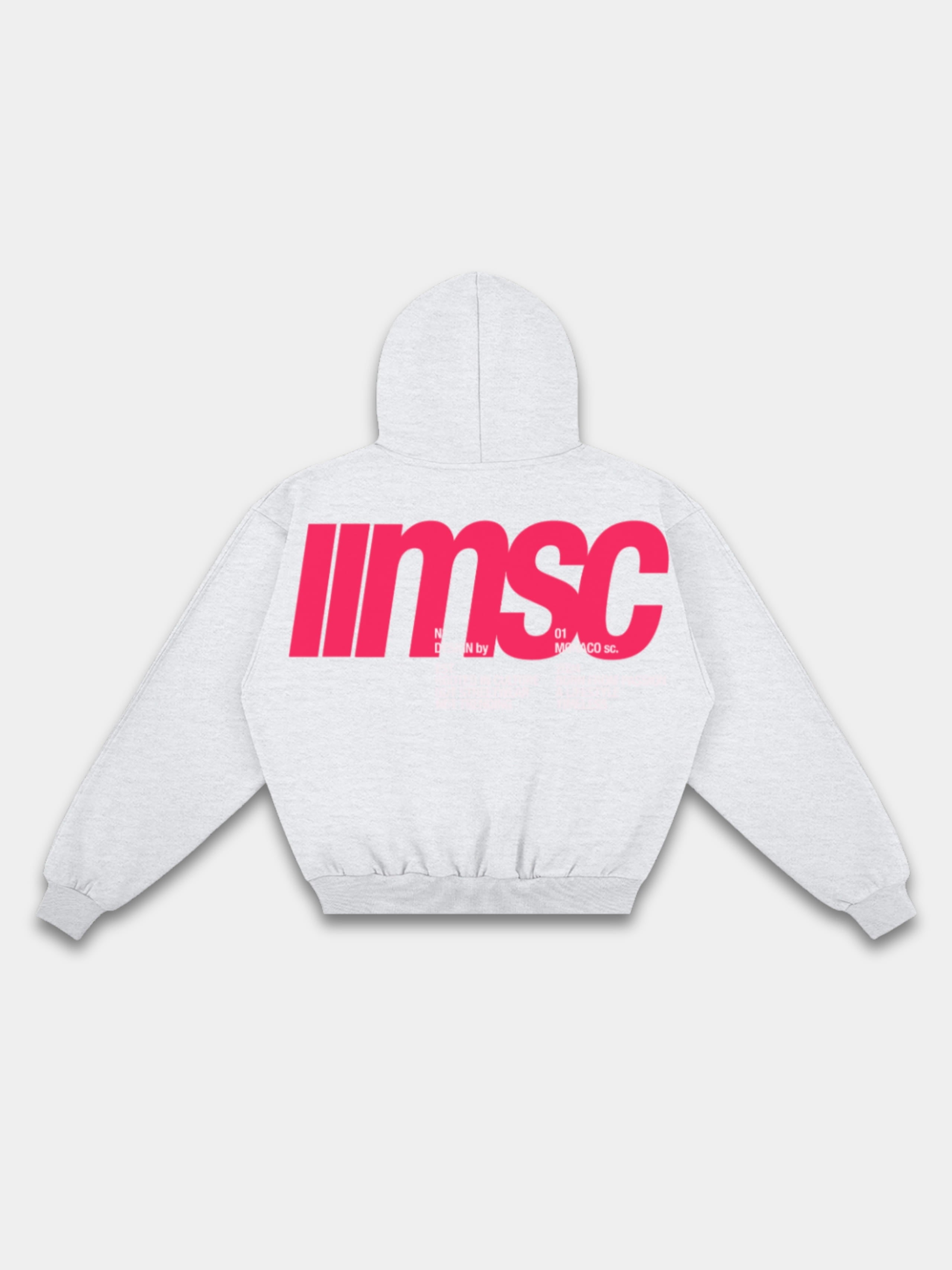 MONACO MSC HOODIE - HEATHER GRAY