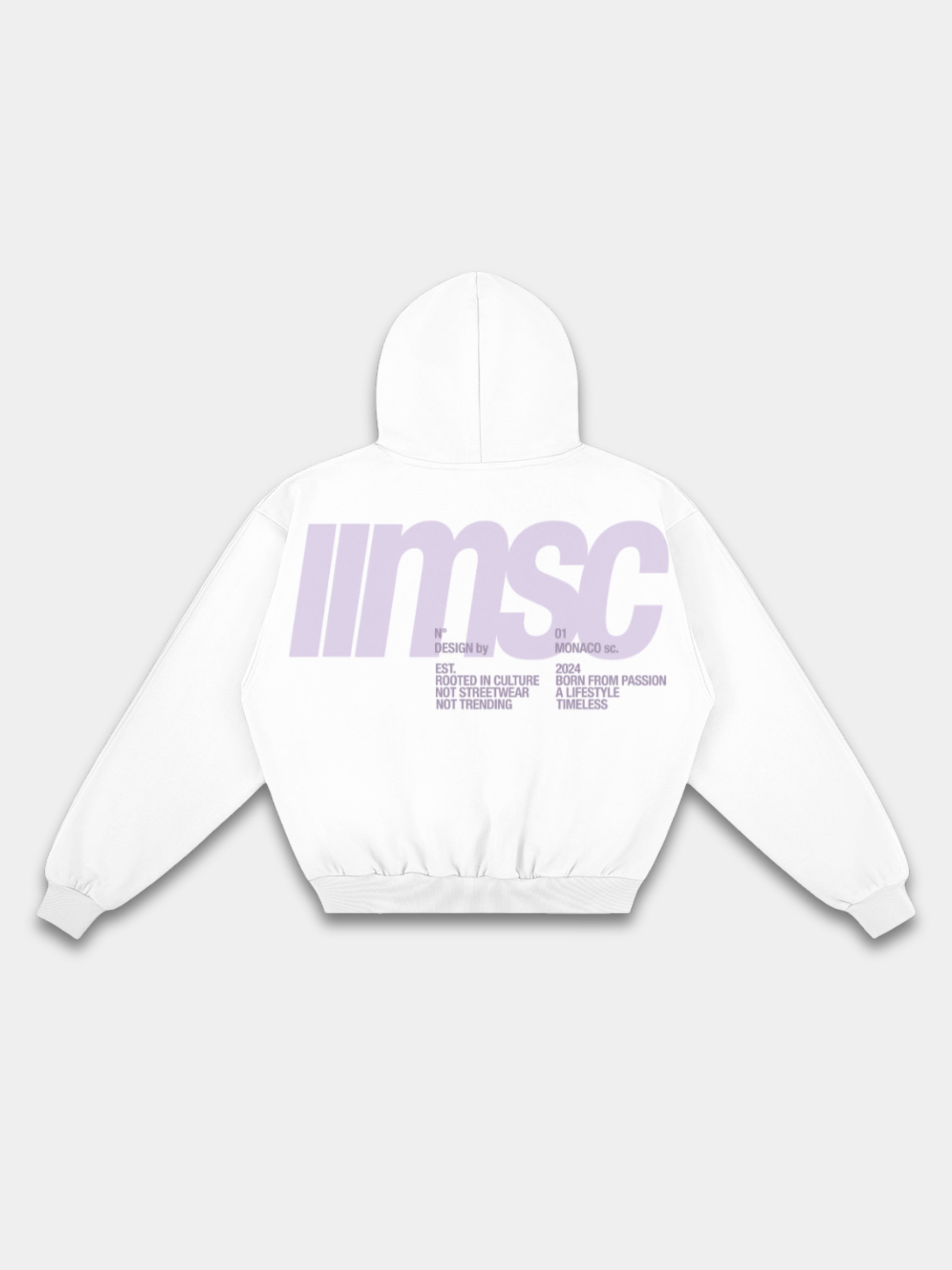 MONACO MSC HOODIE - LILAC/PLUM