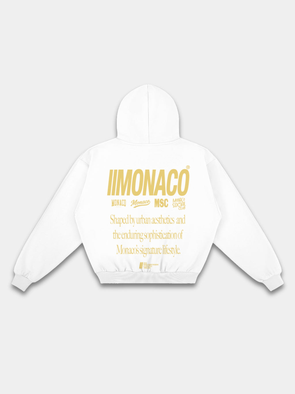 MONACO AESTHETIC HOODIE - GOLDEN MUSTARD