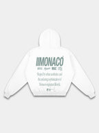MONACO AESTHETIC HOODIE - SAGE GREEN