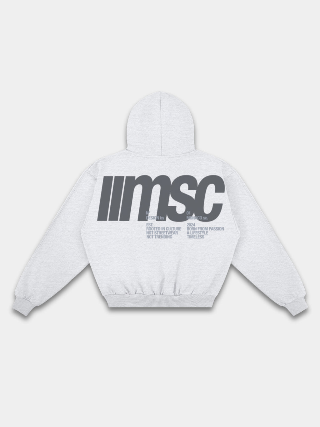 MONACO MSC HOODIE - SMOKE/GRAPHITE