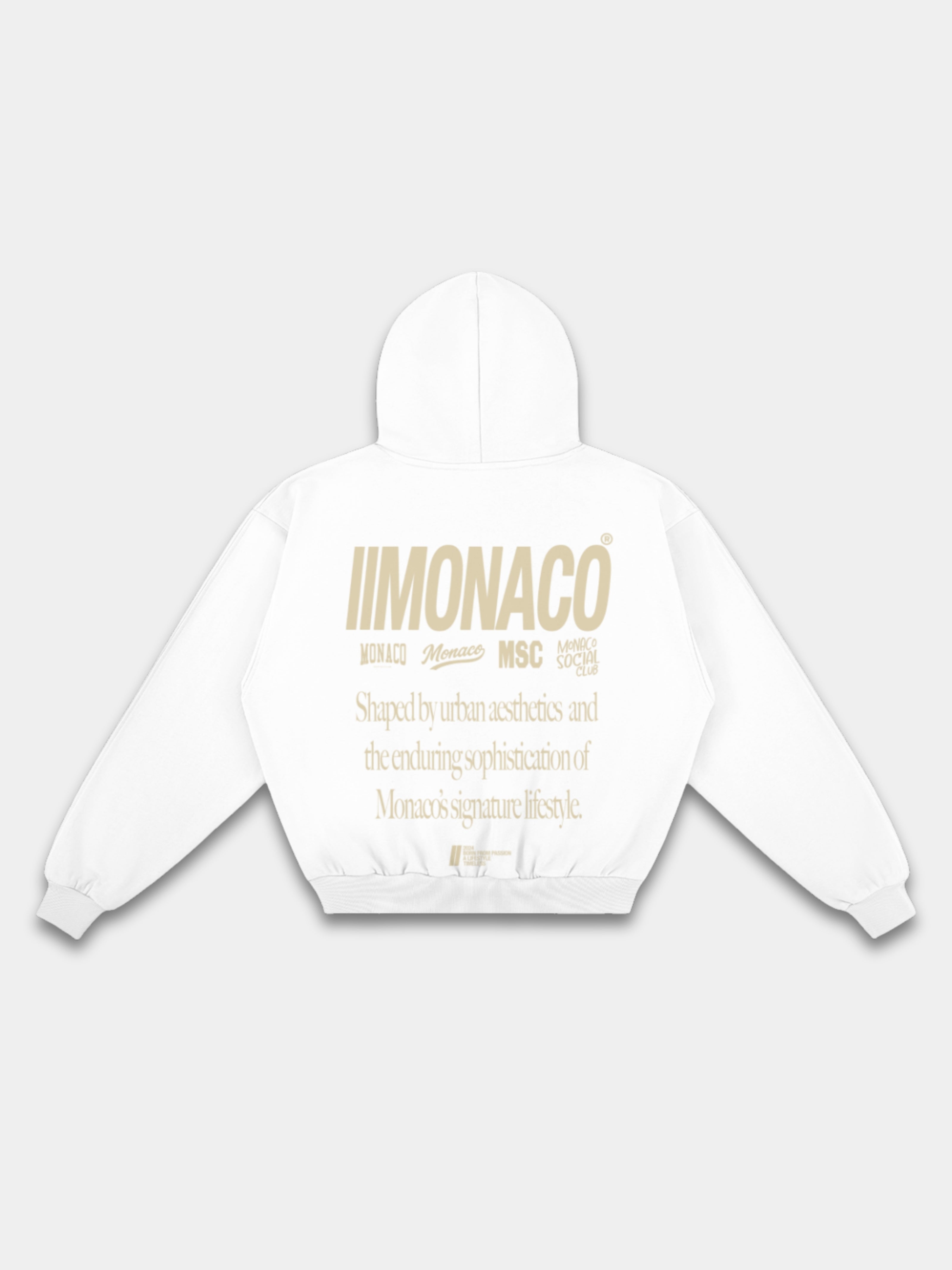 MONACO AESTHETIC HOODIE - DESERT KHAKI