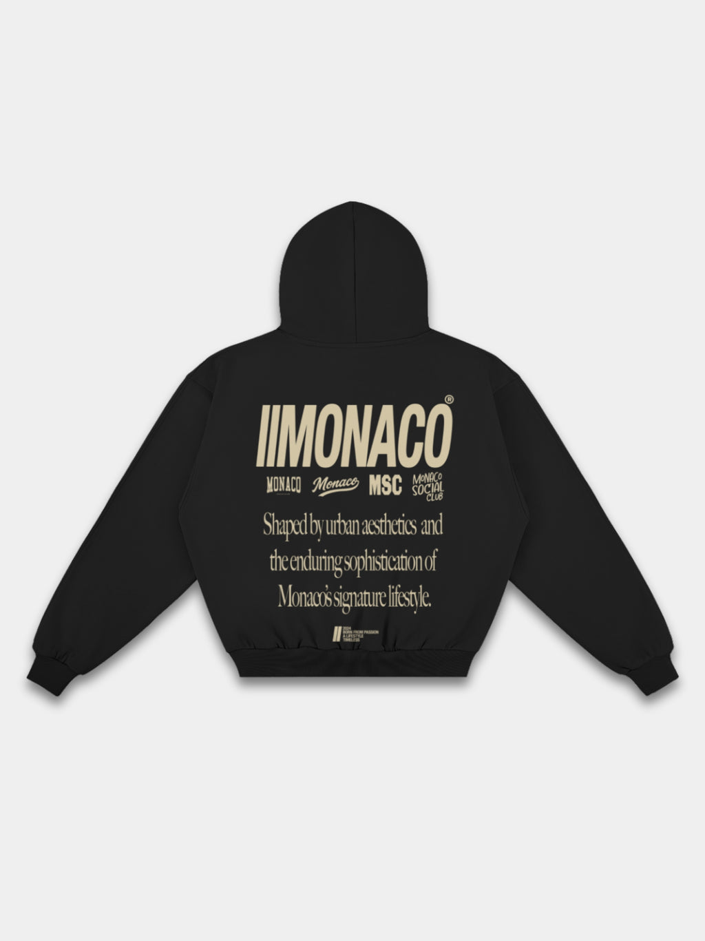 MONACO AESTHETIC HOODIE - DESERT KHAKI