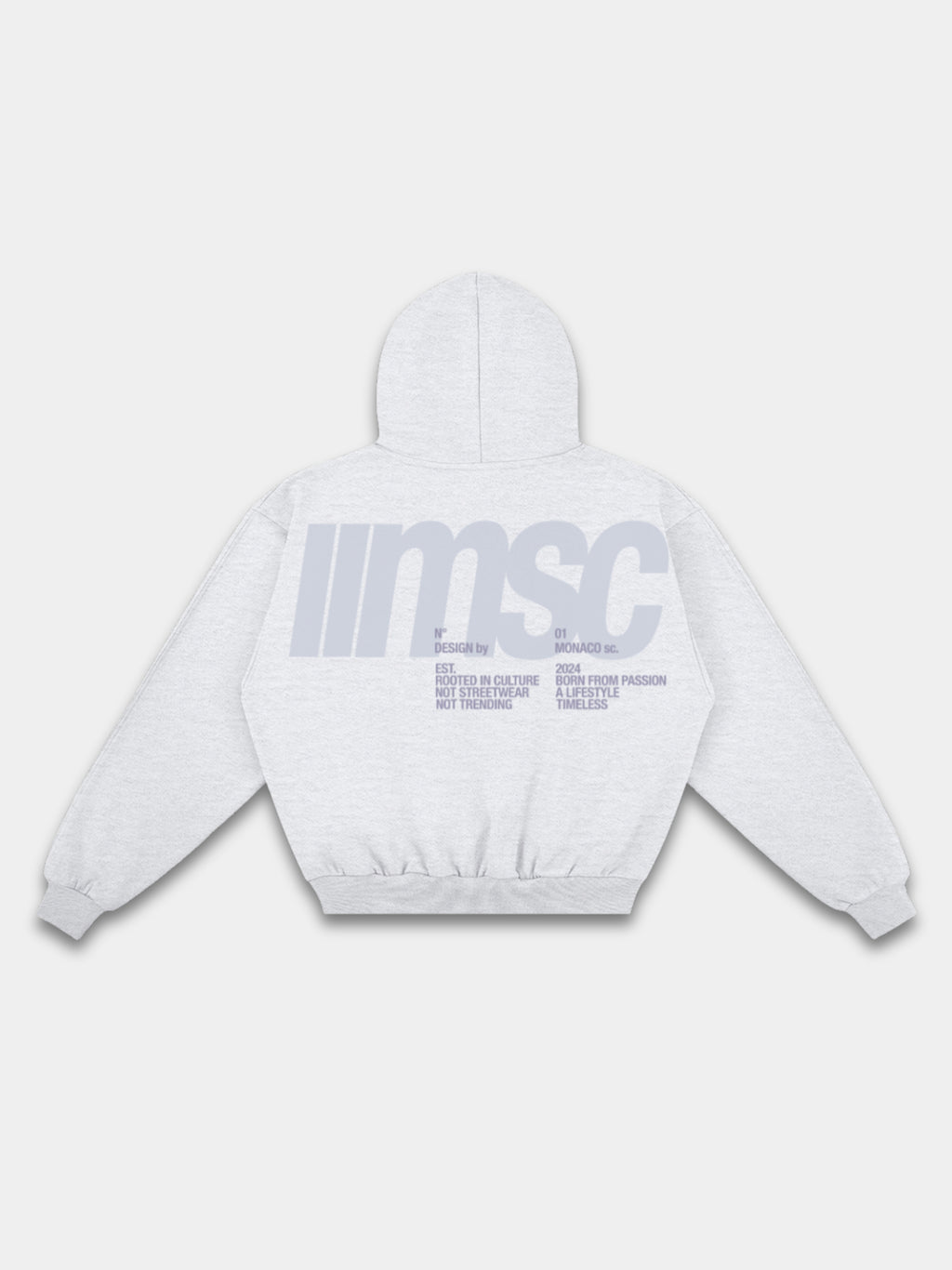 MONACO MSC HOODIE - FROST/LAVENDER