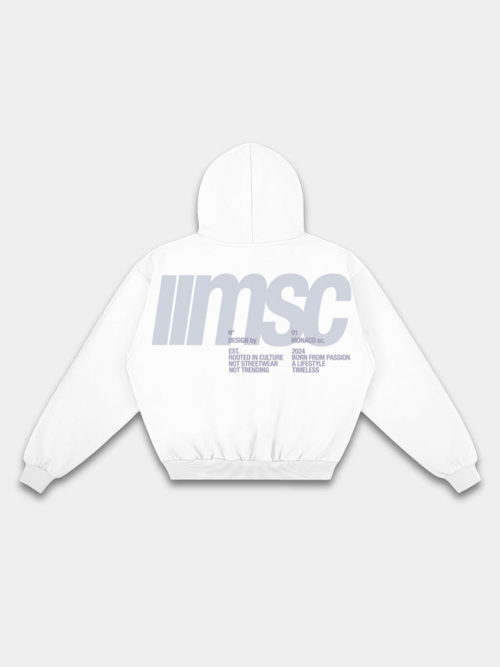 MONACO MSC HOODIE - FROST/LAVENDER