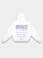 MONACO AESTHETIC HOODIE - LAVENDER SLATE