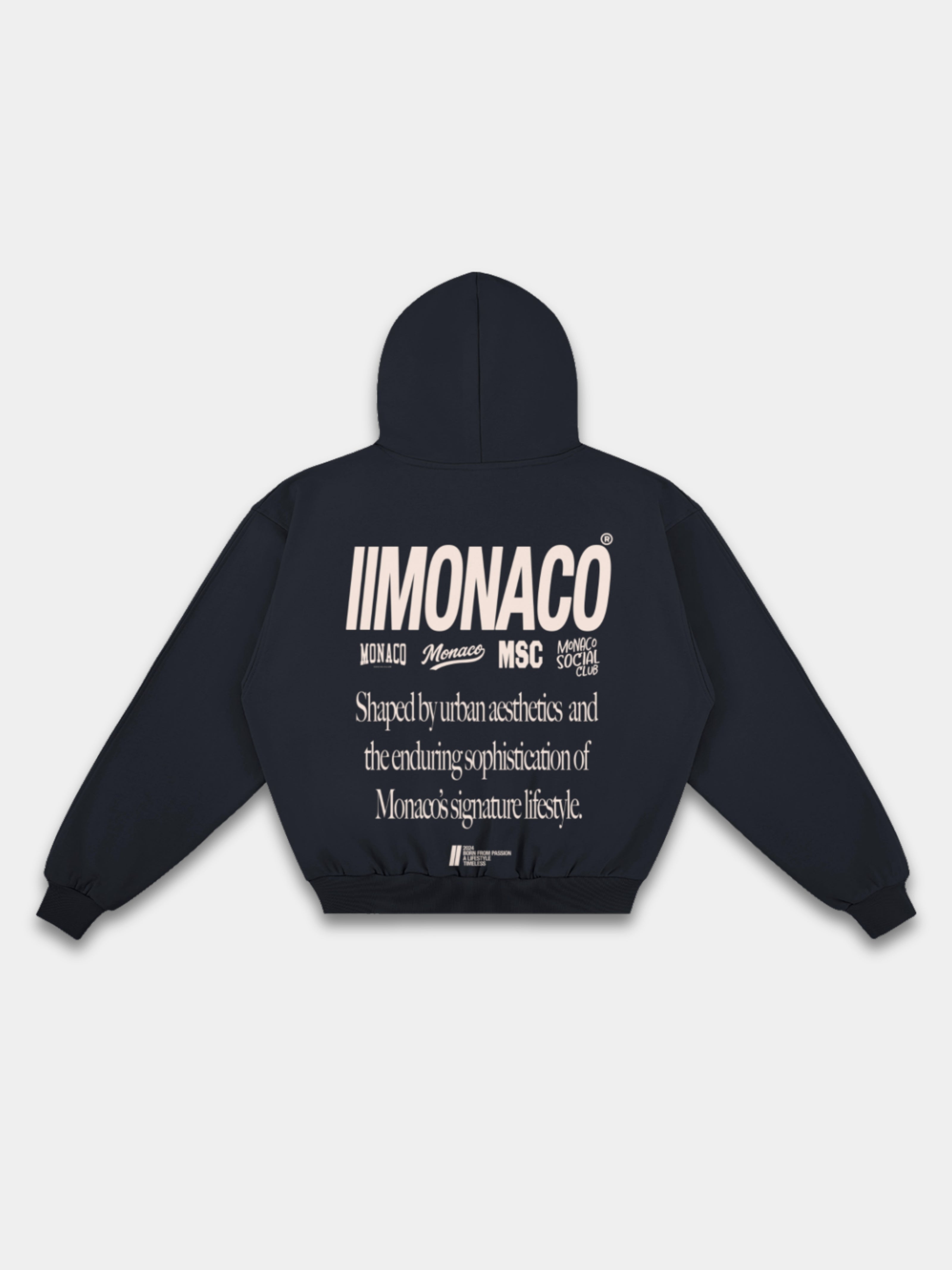 MONACO AESTHETIC HOODIE - SOFT IVORY
