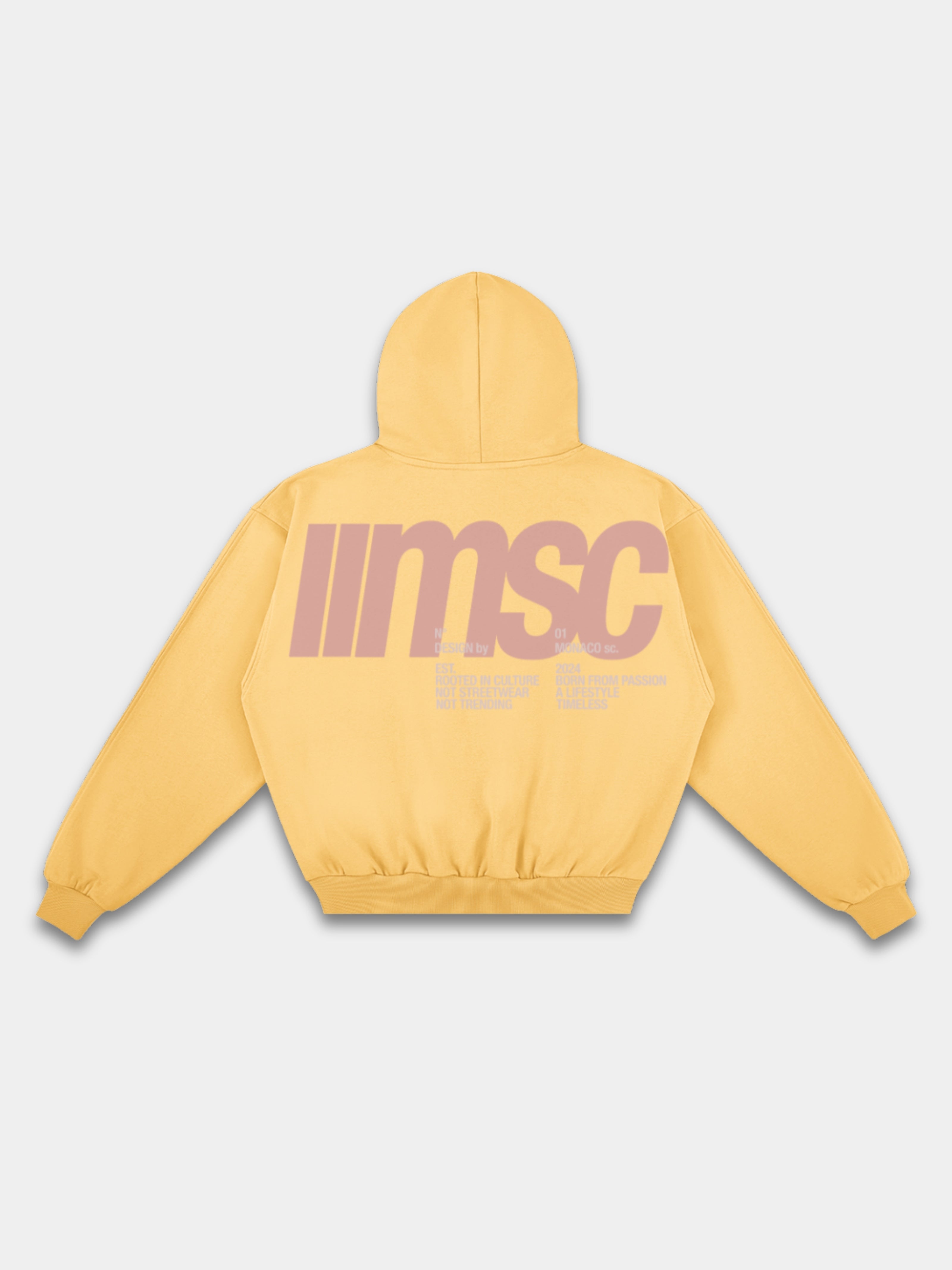 MONACO MSC HOODIE - CLAY/ROSEWOOD