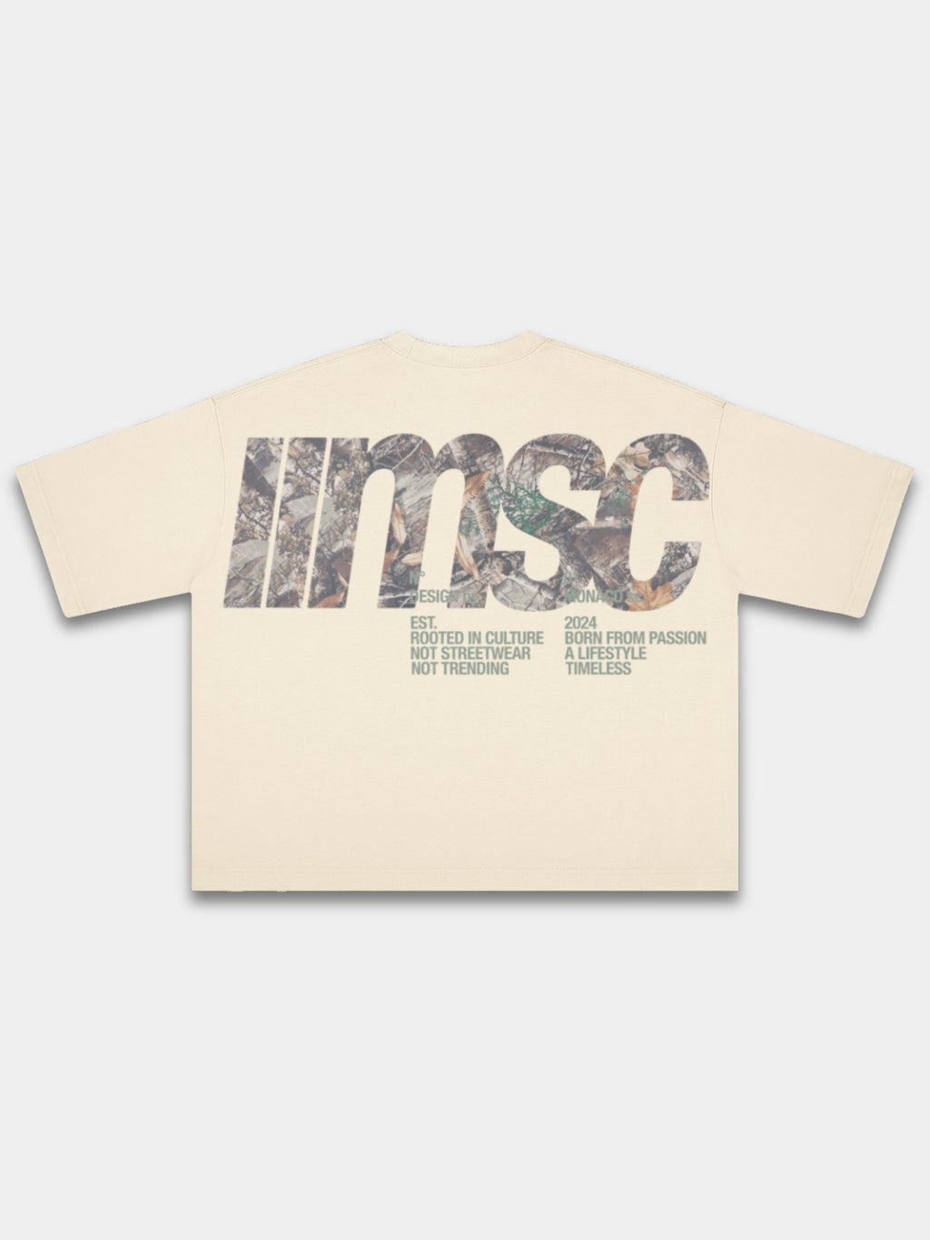 CAMO LABEL TEE
