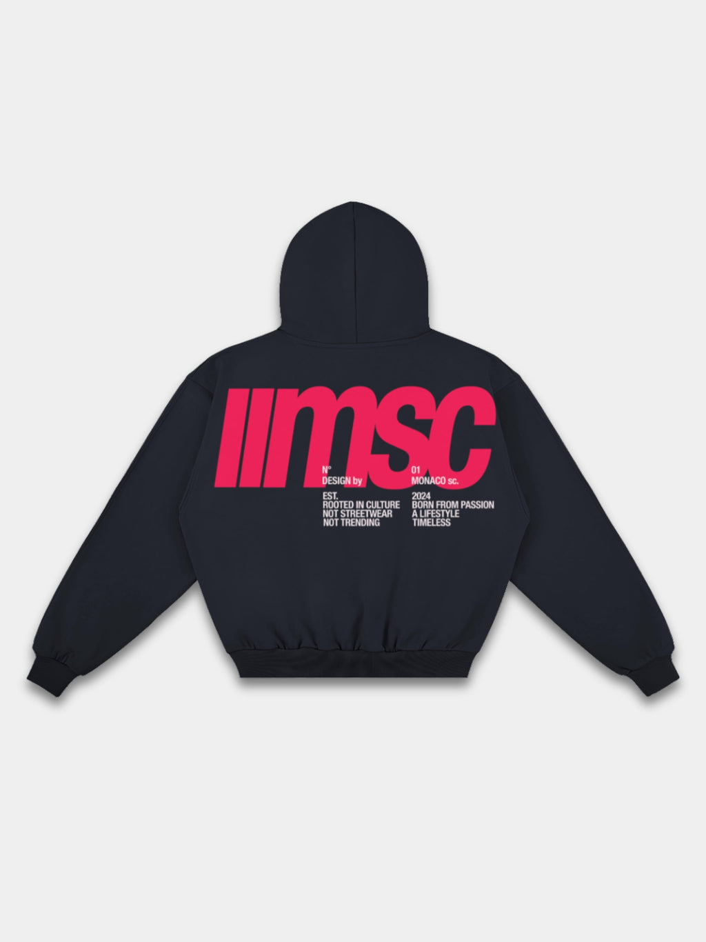 MONACO MSC HOODIE - NAVY
