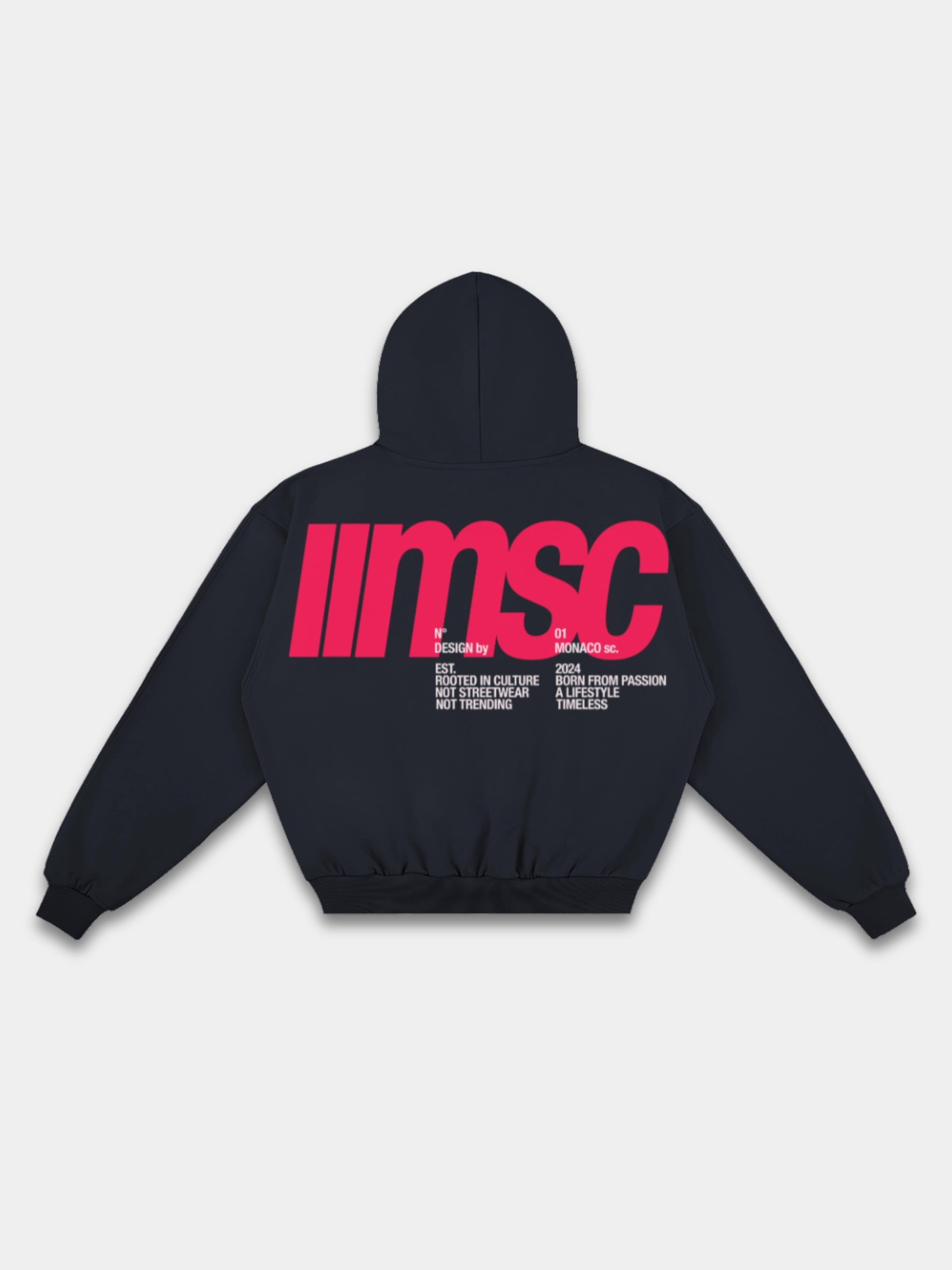 MONACO MSC HOODIE - NAVY