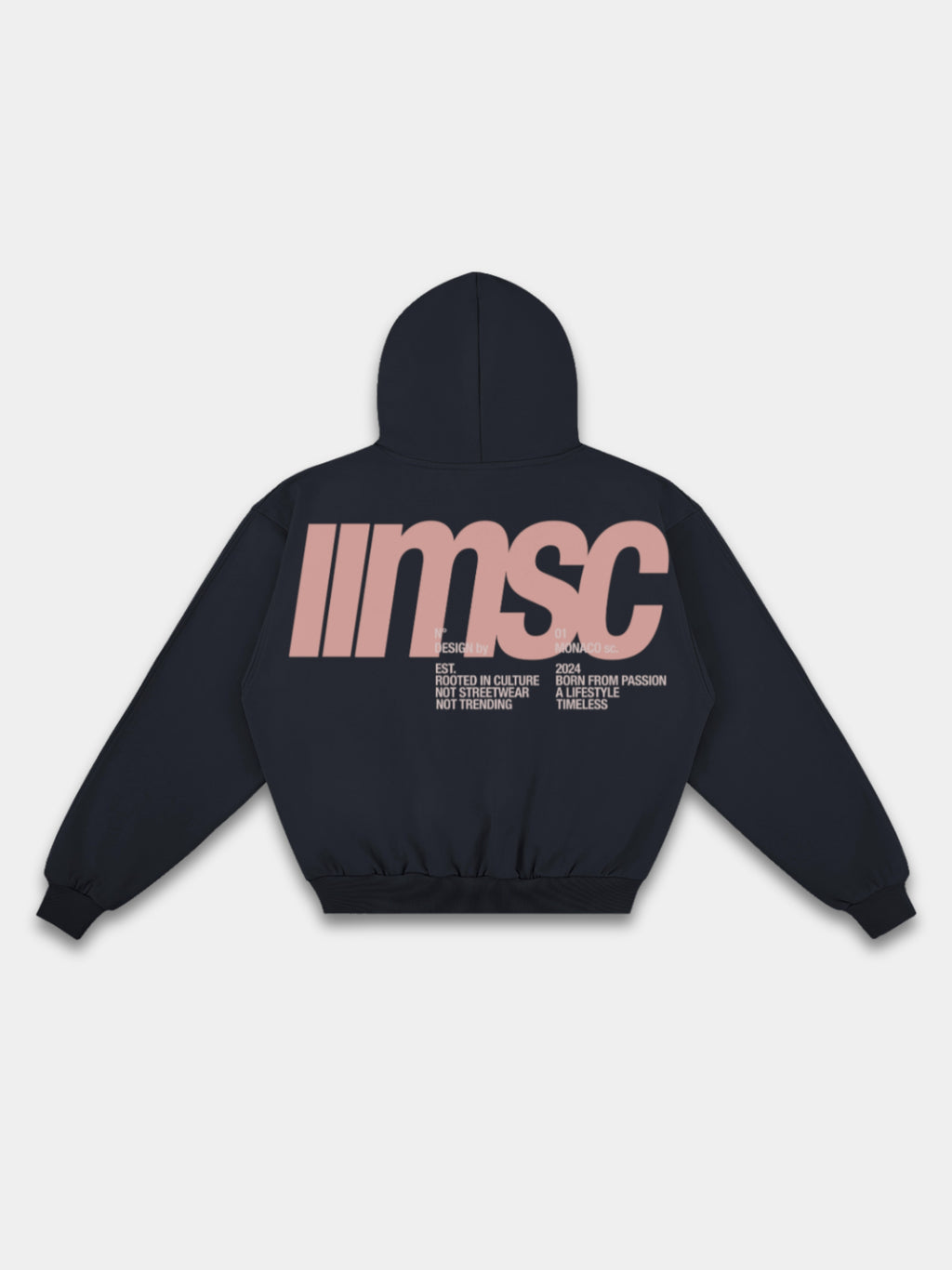 MONACO MSC HOODIE - CLAY/ROSEWOOD