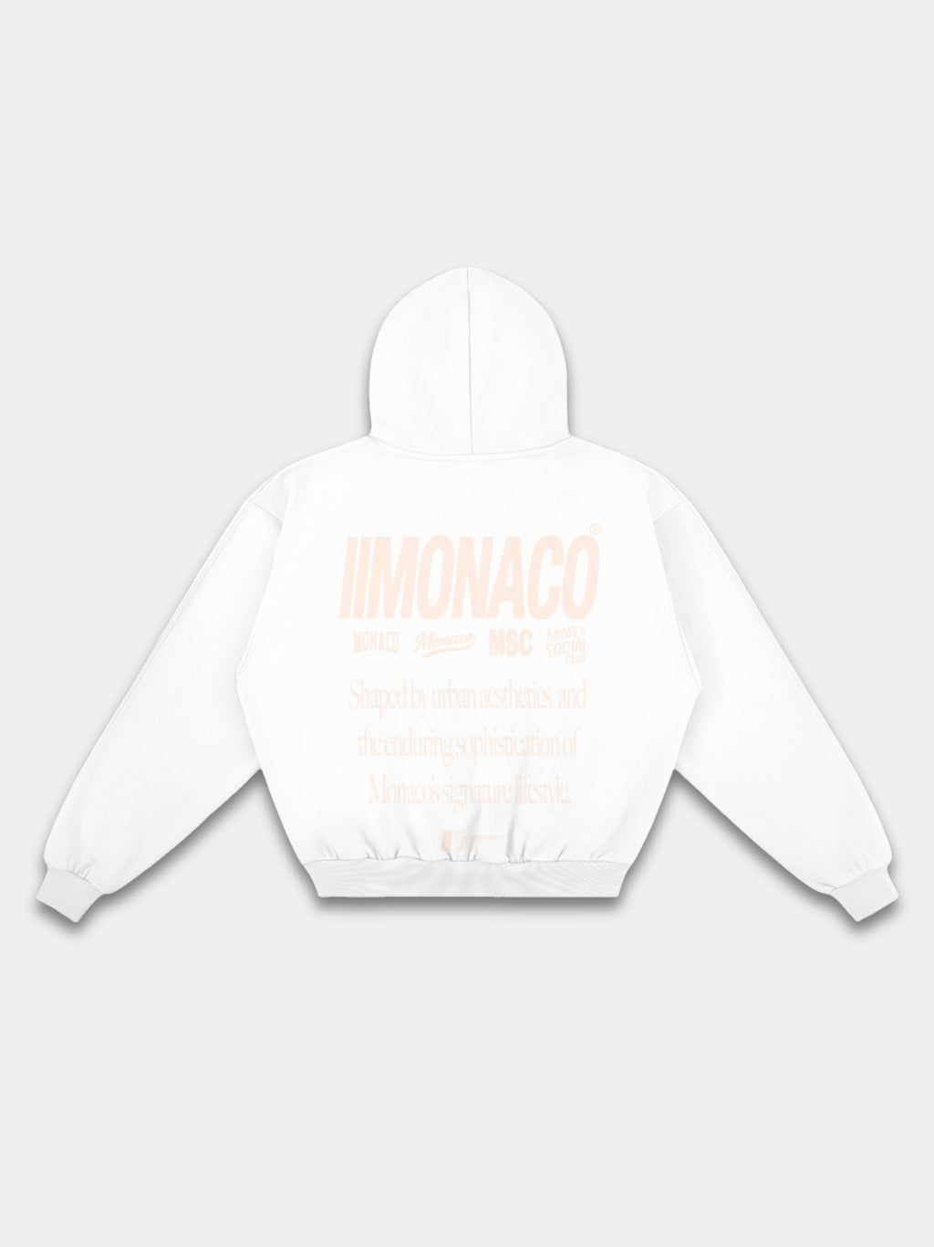 MONACO AESTHETIC HOODIE - SOFT IVORY