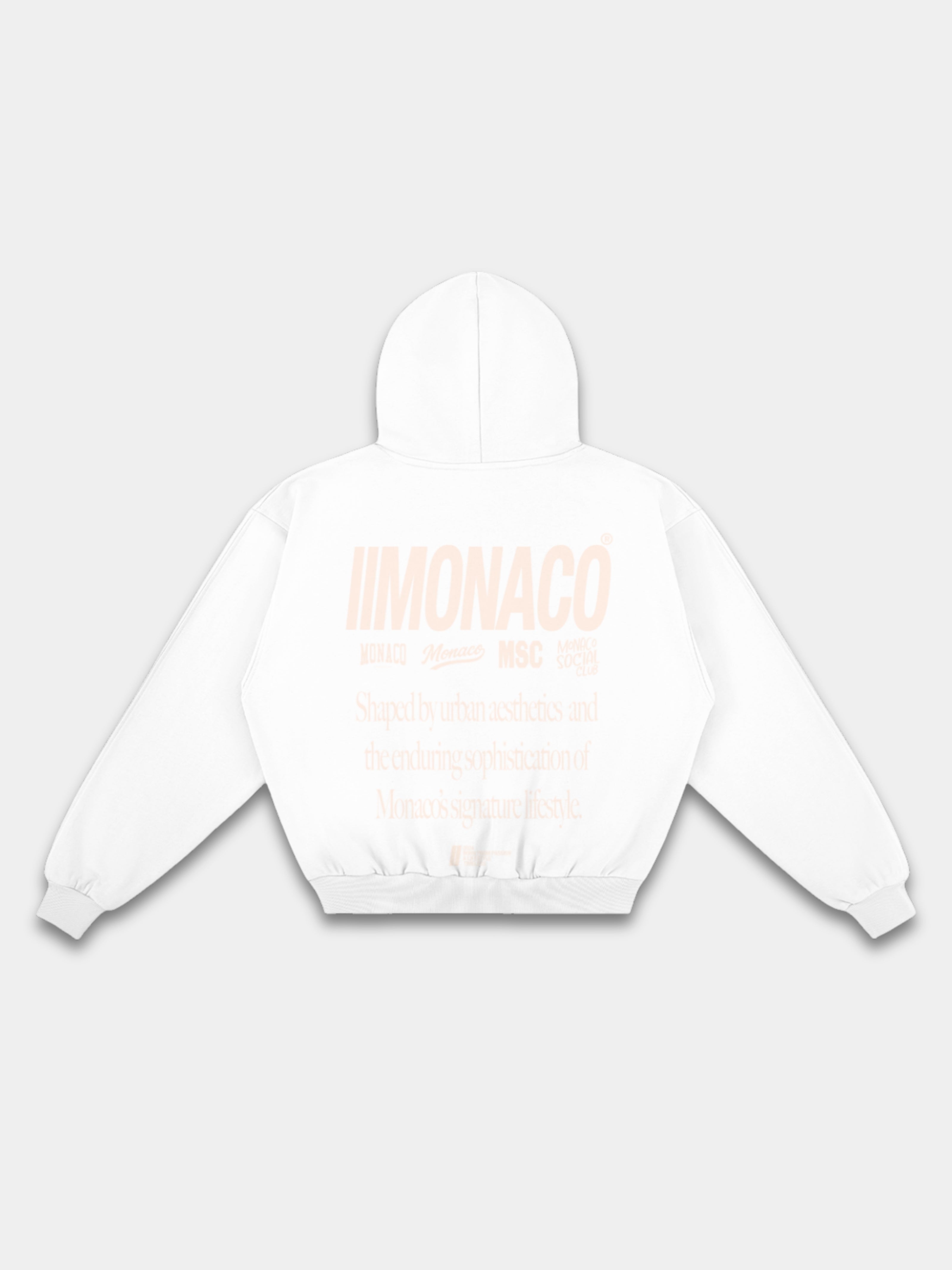 MONACO AESTHETIC HOODIE - SOFT IVORY