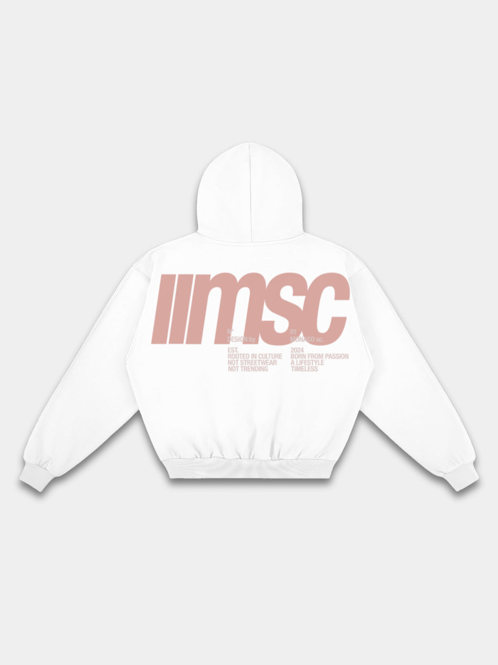 MONACO MSC HOODIE - CLAY/ROSEWOOD