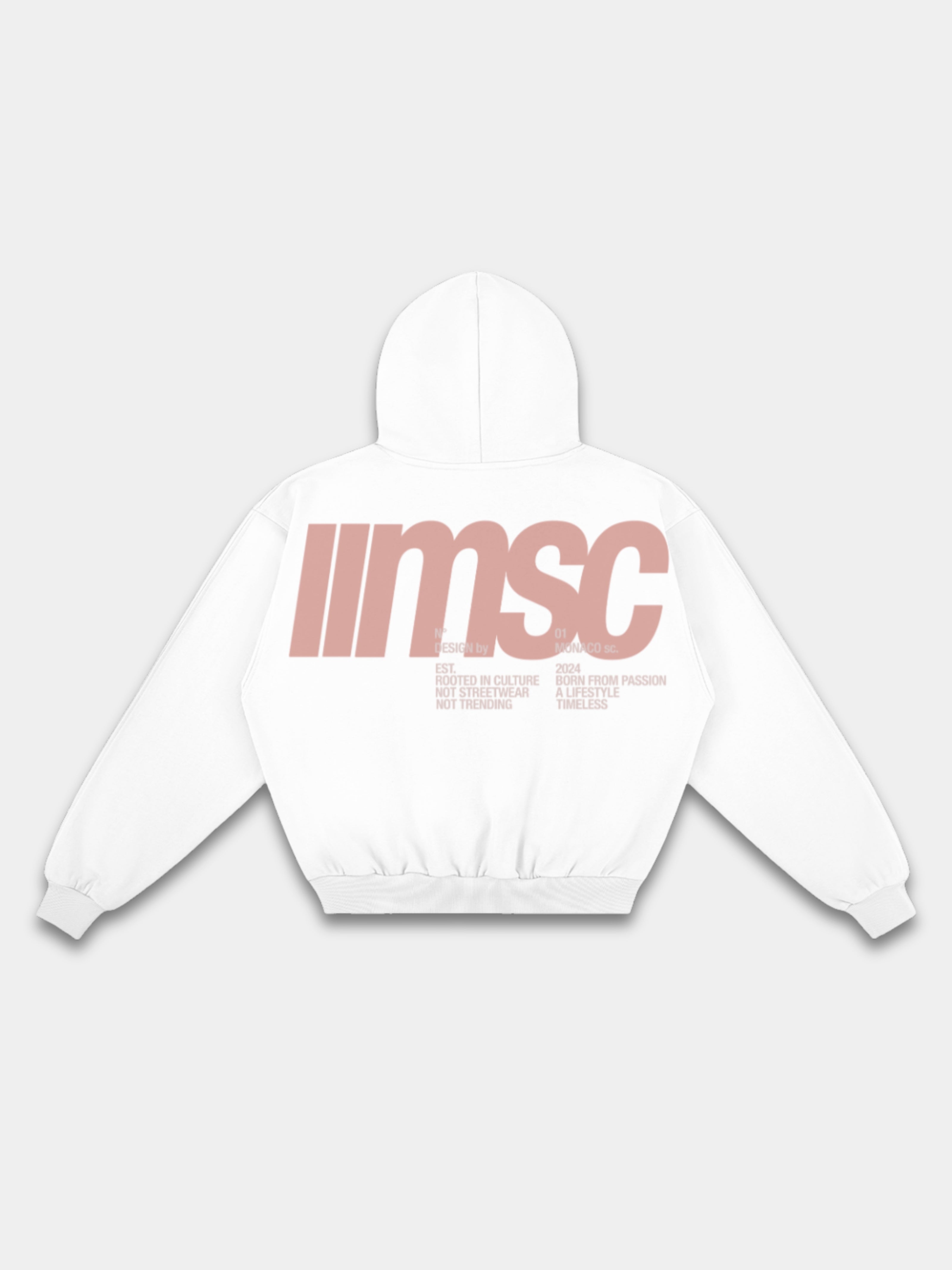 MONACO MSC HOODIE - CLAY/ROSEWOOD