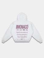 MONACO AESTHETIC HOODIE - SMOCKY MAUVE