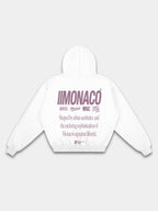 MONACO AESTHETIC HOODIE - SMOCKY MAUVE