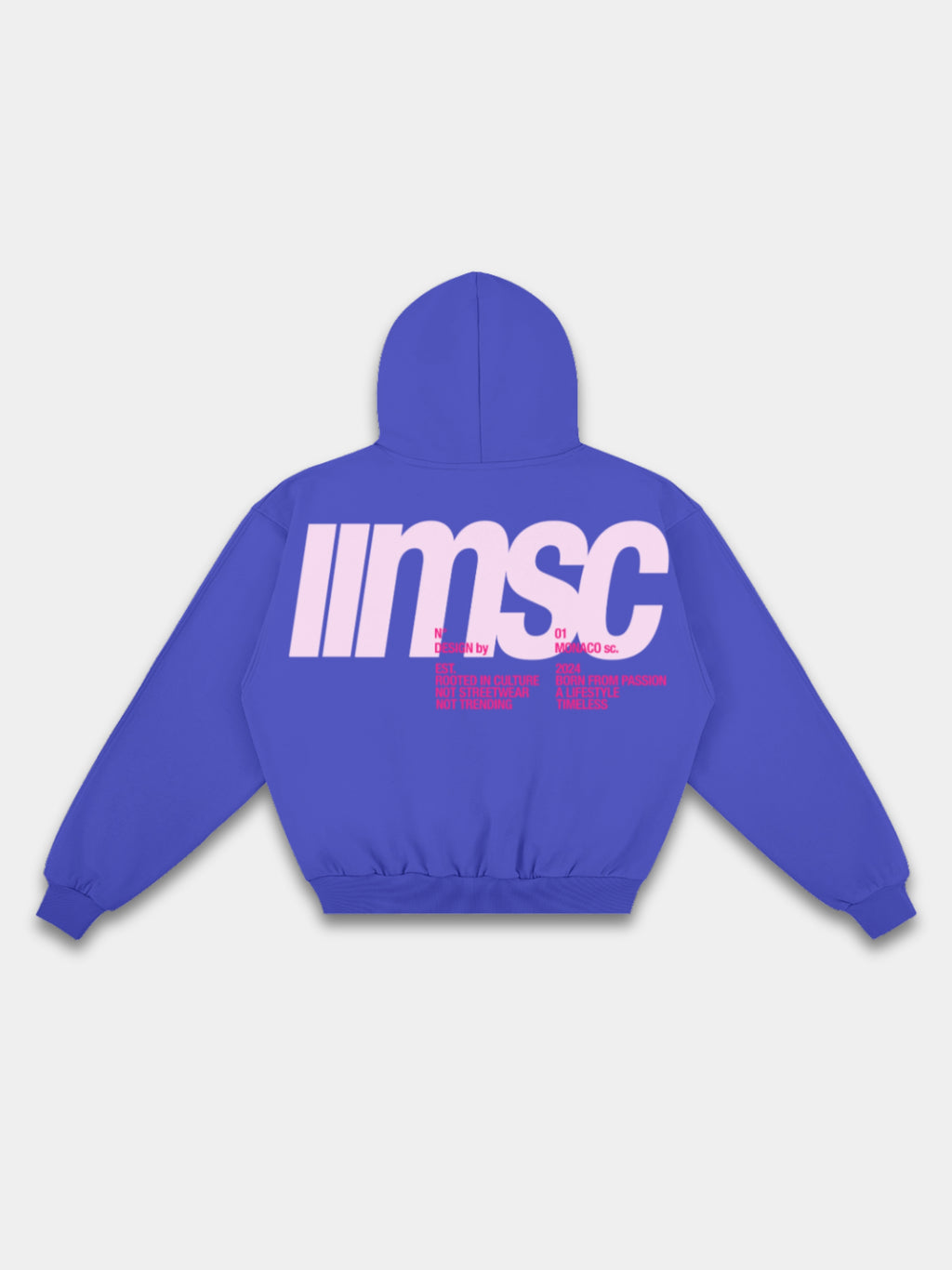 MONACO MSC HOODIE - BUBBLEGUM/FUCHSIA